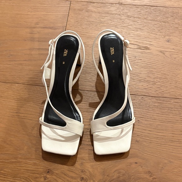 Zara Shoes - White Zara Heels
